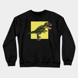 T-rex is a war veteran in prehistoric times #3 Crewneck Sweatshirt